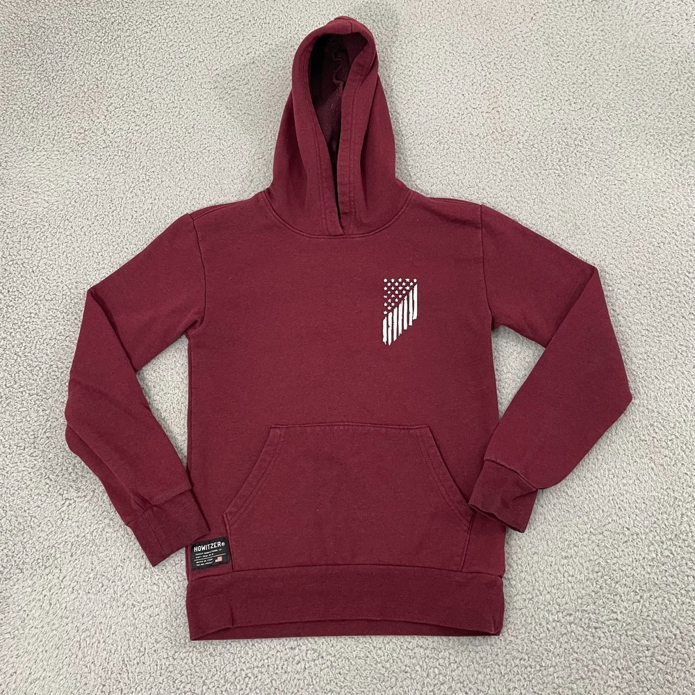 Howitzer Life Liberty Hoodie Boys S Jester Red Patriotic Pullover